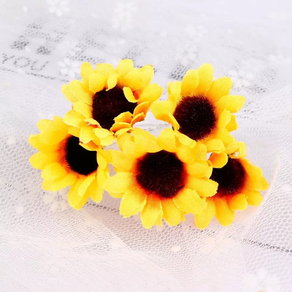 💎✨BOGO👧  Sunflower Hair Pins (Set of 5) - Picture 5 of 6